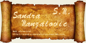 Sandra Manzalović vizit kartica